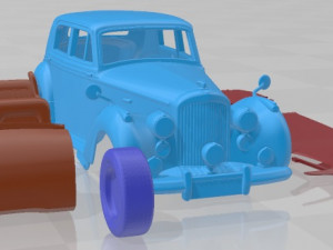 Bentley R Type 1953 Printable Car 3D प्रिंट मॉडल
