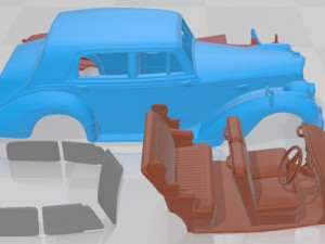 Bentley R Type 1953 Printable Car 3D प्रिंट मॉडल