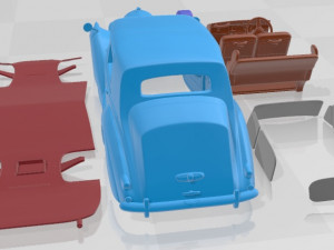 Bentley R Type 1953 Printable Car 3D प्रिंट मॉडल