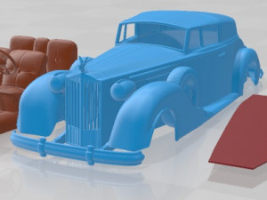 Packard Twelve Victoria Printable Car 3D Print Model