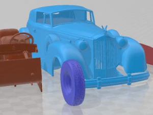 Packard Twelve Victoria Printable Car 3D Print Model
