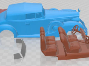 Packard Twelve Victoria Printable Car 3D Print Model
