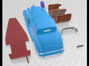 Packard Twelve Victoria Printable Car 3D Print Model