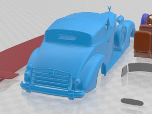Packard Twelve Victoria Printable Car 3D प्रिंट मॉडल