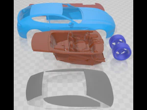 Ferrari FF 2012 Printable Car 3D Print Model