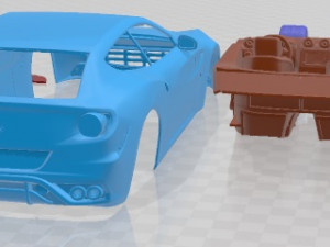 Ferrari FF 2012 Printable Car 3D-Druckmodell