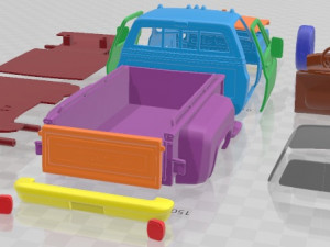 GMC Sierra Grande 454 Pickup 1979 Printable Car 3D प्रिंट मॉडल
