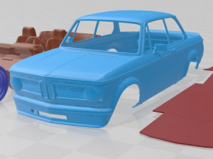2002 Turbo 1973 Printable Car 3D Принт Модель