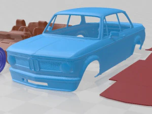 2002 Turbo 1973 Yazdırılabilir Araba 3D Baskı Modeli