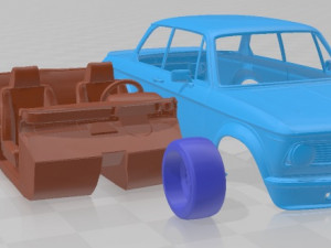 2002 Turbo 1973 Printable Car 3D 打印模型