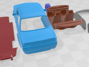 2002 Turbo 1973 Printable Car 3D Print Model