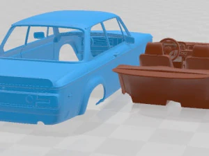 2002 Turbo 1973 Printable Car 3D Print Model