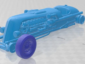 Jay Leno Tank Car Hot Rod Printable Car 3D Print Model