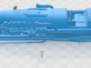 Jay Leno Tank Car Hot Rod Printable Car Model Cetak 3D