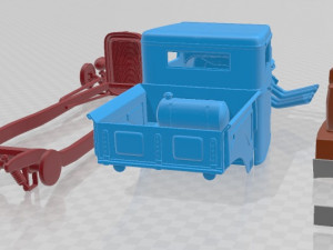 Model A Hot Rod 1931 Printable Car Model do druku 3D