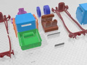 Model A Hot Rod 1931 Printable Car 3Dプリントモデル