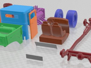 Model A Hot Rod 1931 Printable Car 3Dプリントモデル