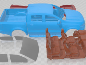Ranger Raptor 2019 Printable Car Modelo de impresión 3D