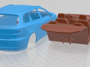 Seat Leon ST 2019 Printable Car Modelo de impresión 3D