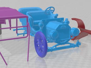 Model T 1908 Printable Car 3D-printmodel