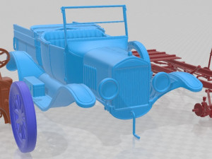 Model T Pick Up 1923 Printable Car 3Dプリントモデル