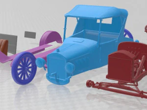 Modell T 1927 Druckbares Auto 3D Druckmodell