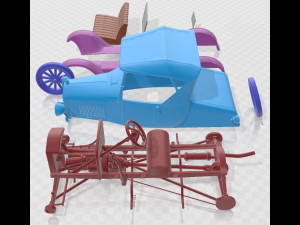 Model T 1927 Printable Car 3D Print Model