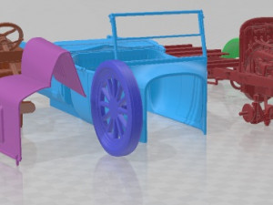 Model T Pick Up 1923 Printable Car Modello di stampa 3D
