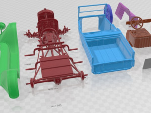 Model T Pick Up 1923 Printable Car Modello di stampa 3D