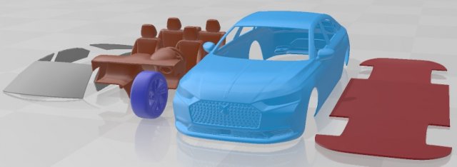 DS9 2021 Printable Car Modèles 3D en vedette .c4d .max .obj .3ds .fbx .stl .blend 