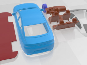 DS9 2021 Printable Car Modèles 3D en vedette