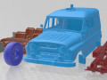 UAZ 469AP Police 1978 Printable Car 3D प्रिंट मॉडल