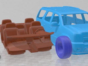 Chevrolet Tahoe 2010 Printable Car 3D Print Model