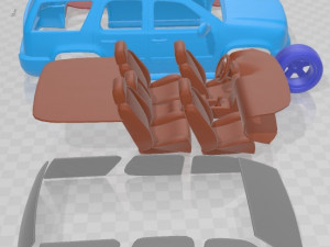 Chevrolet Tahoe 2010 Printable Car 3D Print Model