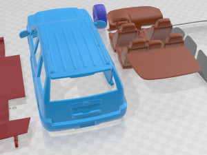 Chevrolet Tahoe 2010 Printable Car 3D Print Model