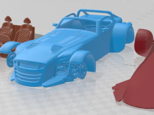 Donkervoort D8 GTO 2013 Printable Car 3D Print Model