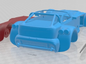 Donkervoort D8 GTO 2013 Printable Car 3D Baskı Modeli