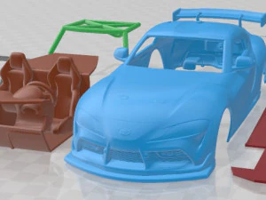 Toyota Supra GT4 2020 Printable Car 3D Print Model