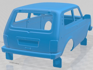 Lada Niva 4x4 21214 2012 Printable Body Car 3D-printmodel