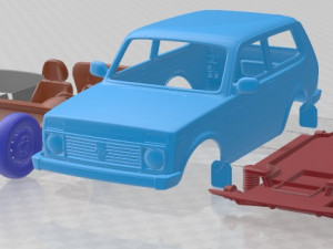 Lada Niva 4x4 21214 2012 Printable Car Modelo de impresión 3D