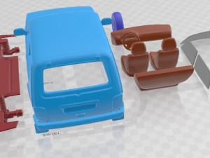 Lada Niva 4x4 21214 2012 Printable Car 3D Принт Модель