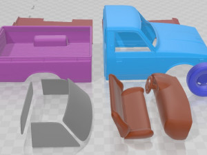 Toyota Hilux 1972 року для друку 3D Принт Модель