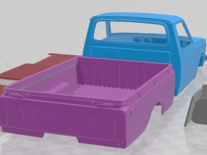 Toyota Hilux 1972 року для друку 3D Принт Модель