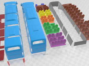 Volvo 9700 2010 Printable Bus 3D Print Model