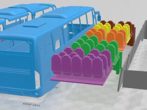 Volvo 9700 2010 Printable Bus 3D Print Model