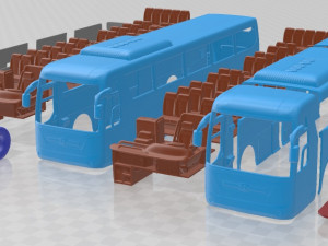 Hyundai Universe Xpress Noble Bus 2010 Printable 3D Print Model