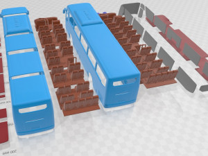 Hyundai Universe Xpress Noble Bus 2010 Printable 3D Print Model