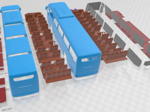 Hyundai Universe Xpress Noble Bus 2010 Printable 3D Print Model