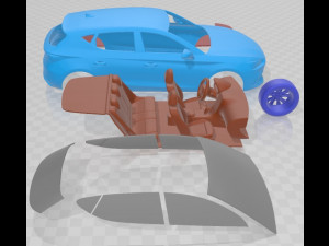 Seat Leon FR 2020 Printable Car Modèles 3D en vedette