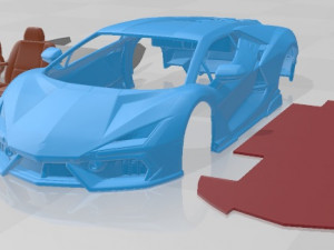 Revuelto 2023 Printable Car 3D Print Model